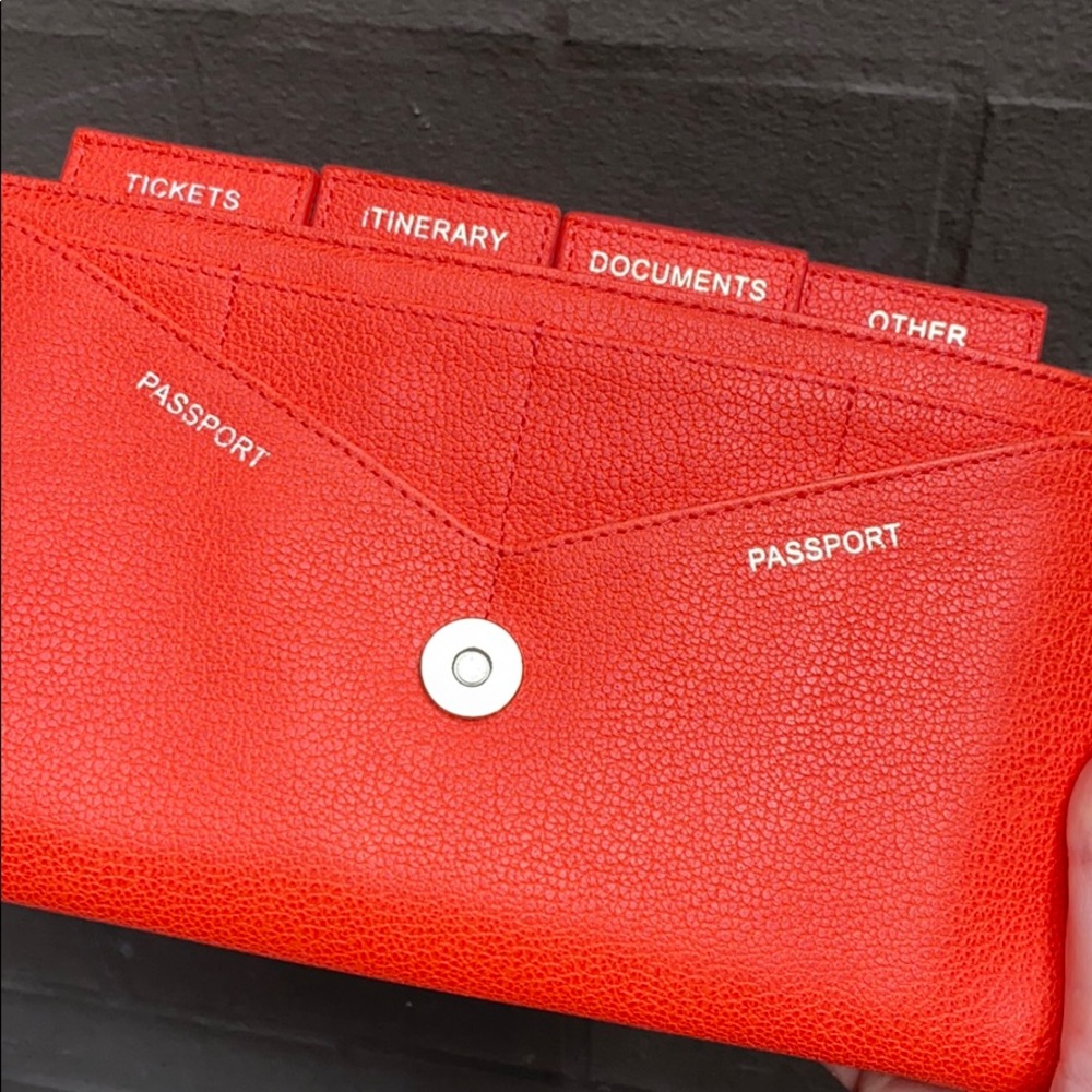 Travel Document Passport Organizer Clutch